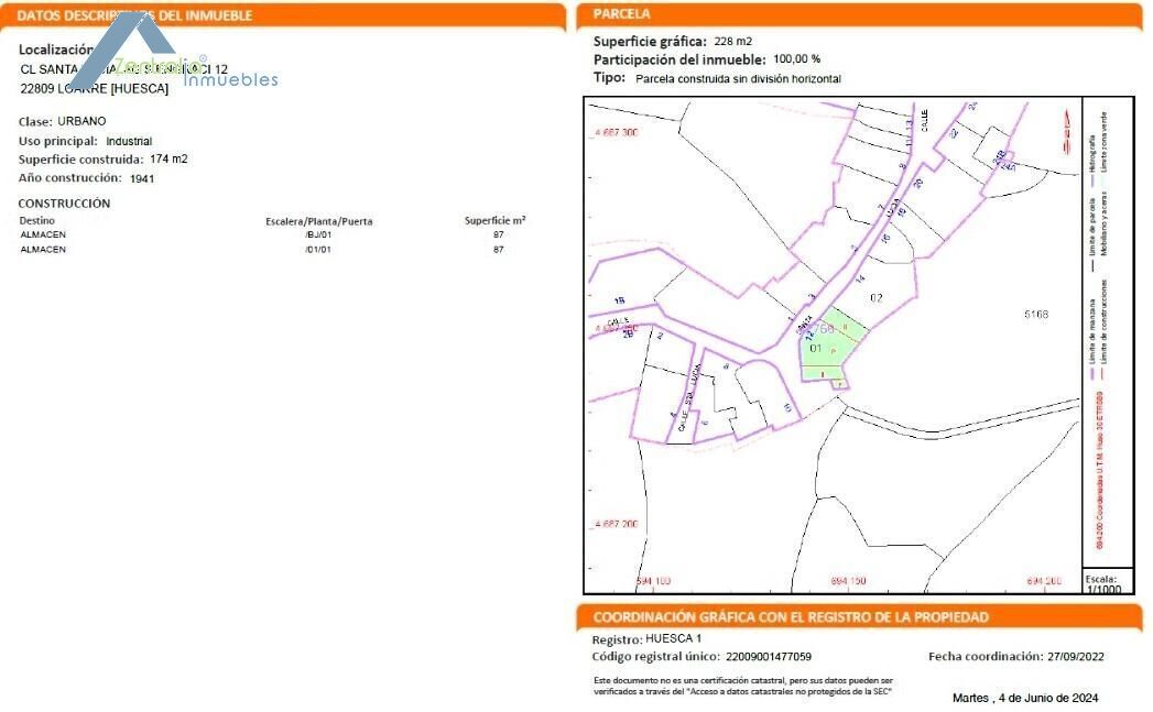 Santa Engracia de Loarre terreno urbano +terreno rústico en venta